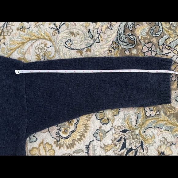 Cordera alpaca wool oversized Navy Blue Women's Cardigan